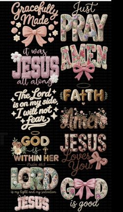 Religious Shirts( Ready To Press)