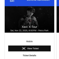 Xavi X Tour Petco Park 