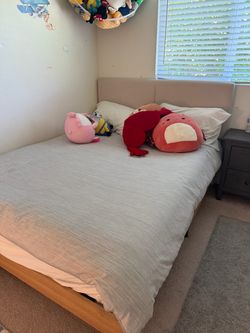 Queen bed & MATTRESS