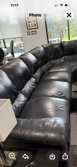 Natuzzi Leather Sectional