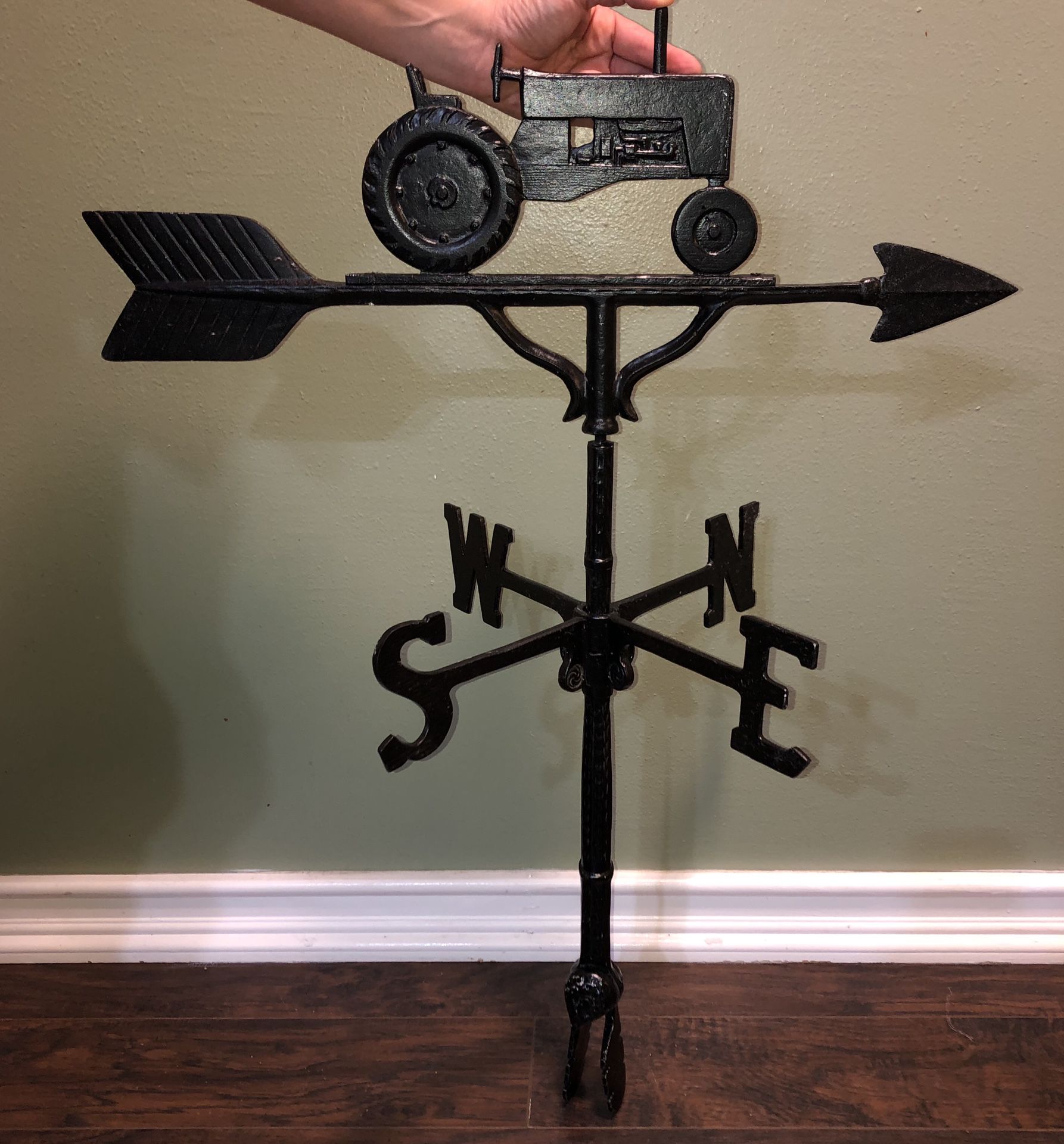 32 inch tall metal Tractor Weathervane