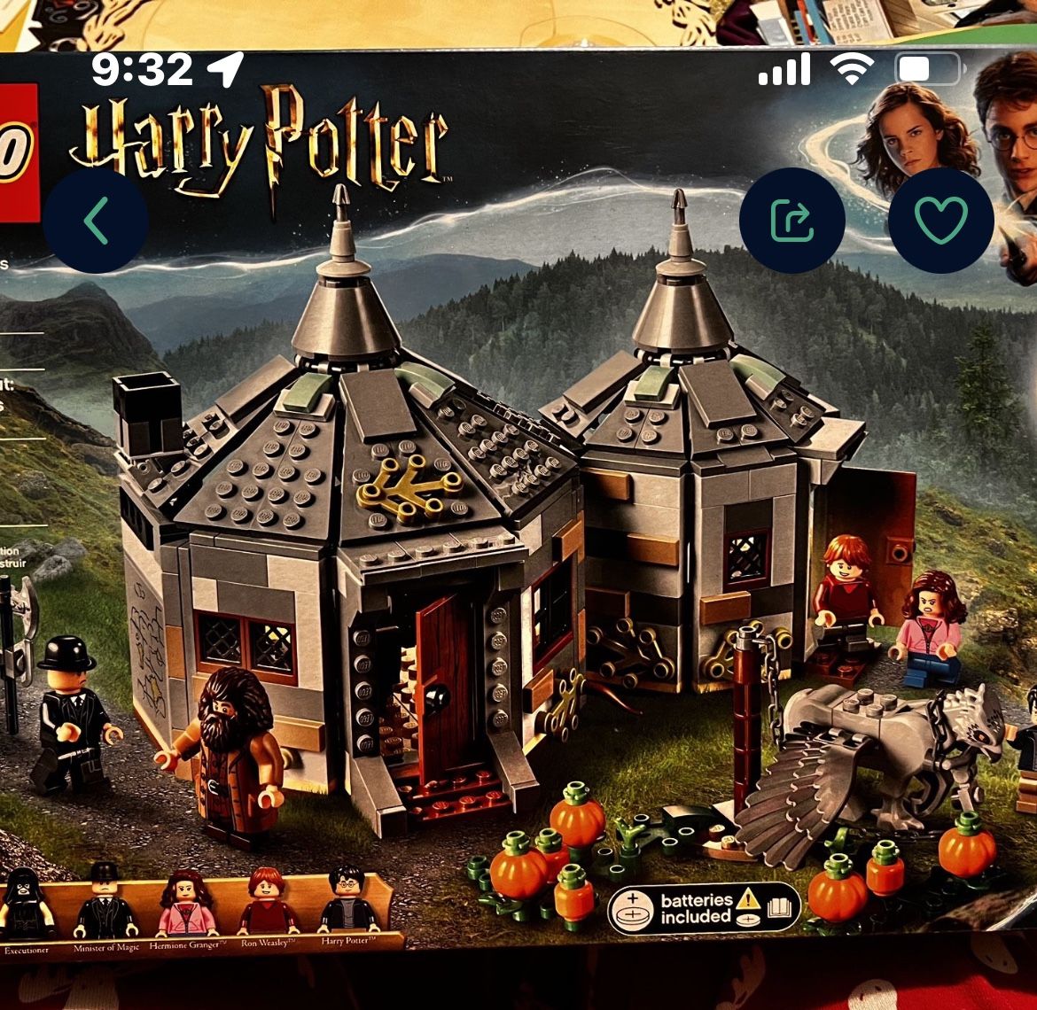 LEGO Harry Potter Hagrid's Hut: Buckbeak's Rescue 75947 Retired