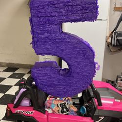 Piñata Number 5 Birthday 