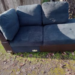 Sectional Couch Black