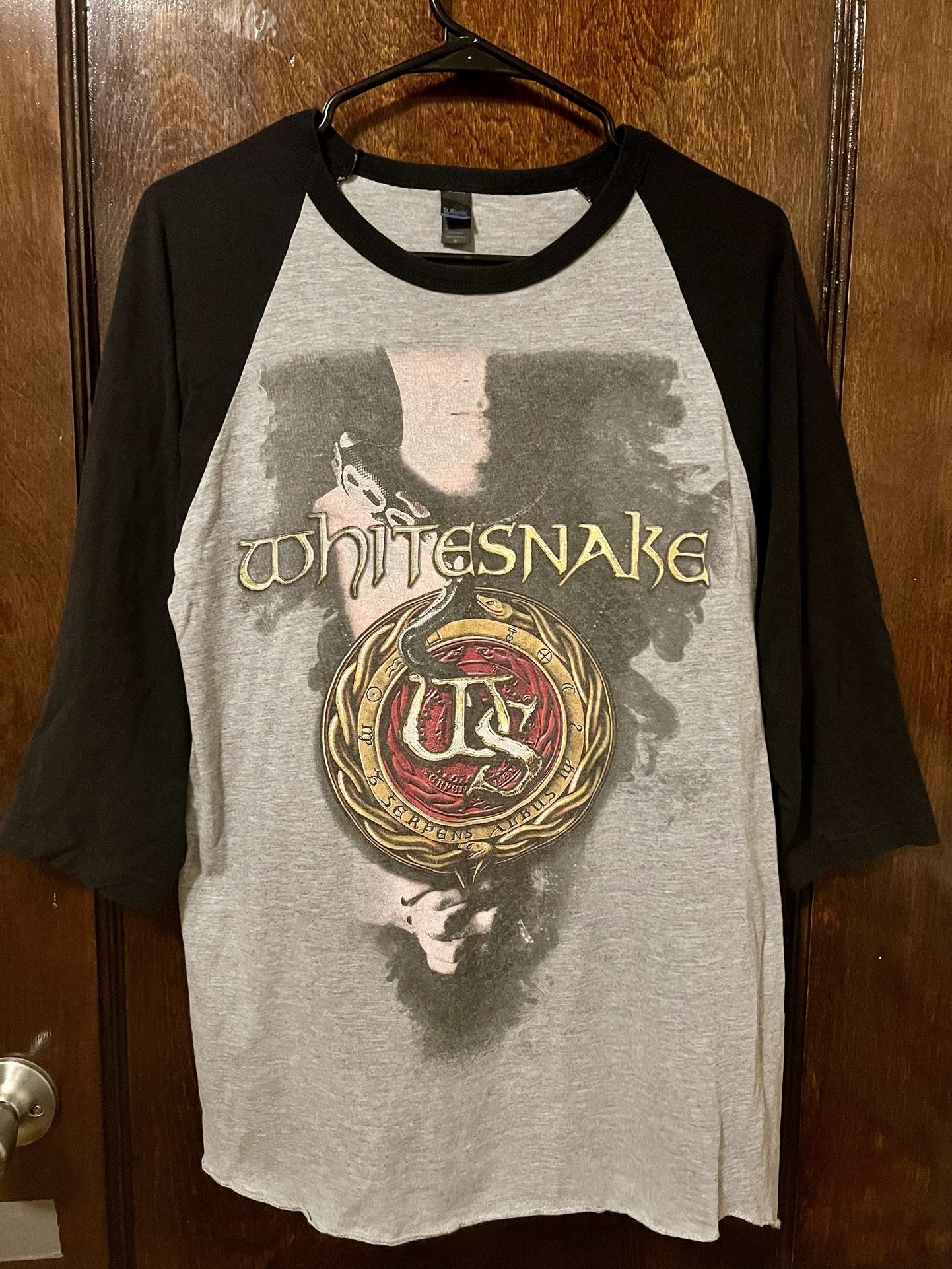 Whitesnake 2016 Tour Official baseball t shirt, size Medium