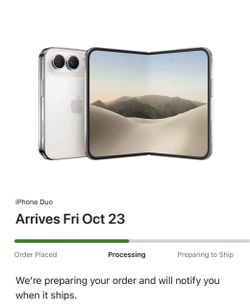 Apple iPhone Duo 256GB Star White – Brand New – Confirmed PRESALE 10/23/2026
