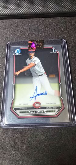 2026 Bowman Chrome Angel Nunez 1st Bowman Auto #CPA-AN