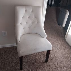 Accent Chair (White) - $50 