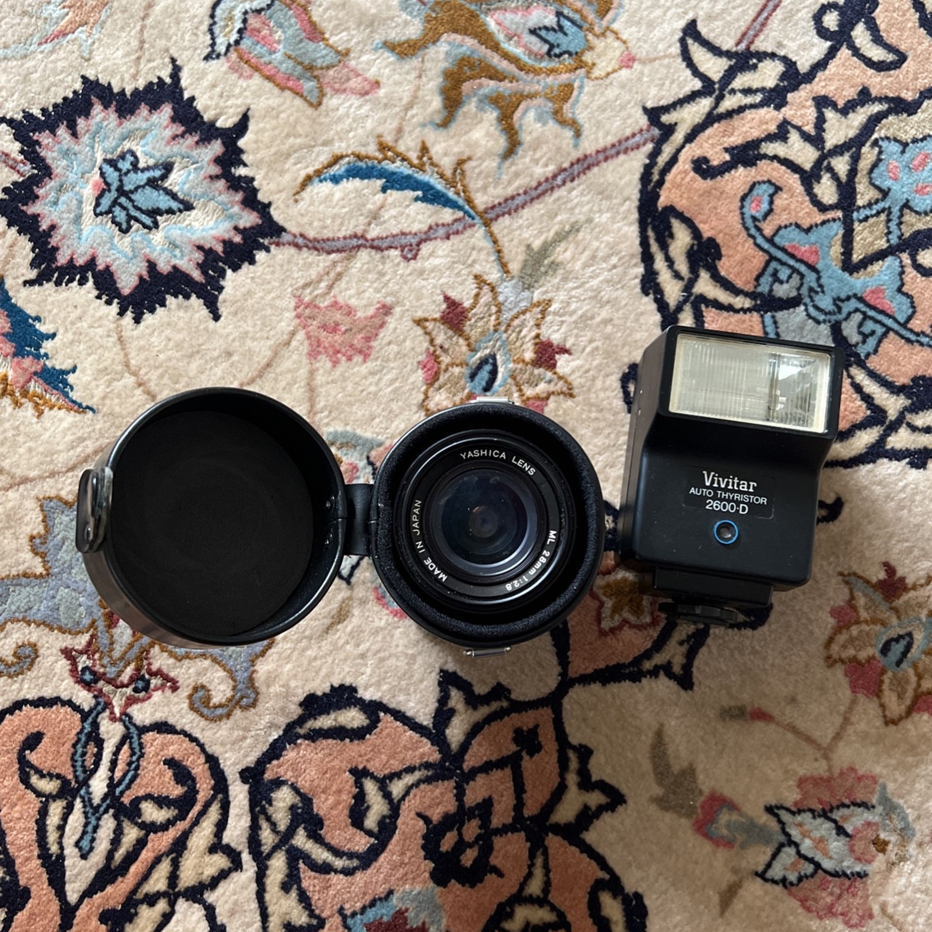 Camera Lens And Flash