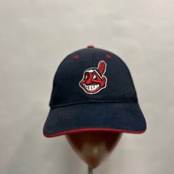 Cleveland Indians Vintage Baseball Strapback Hat 