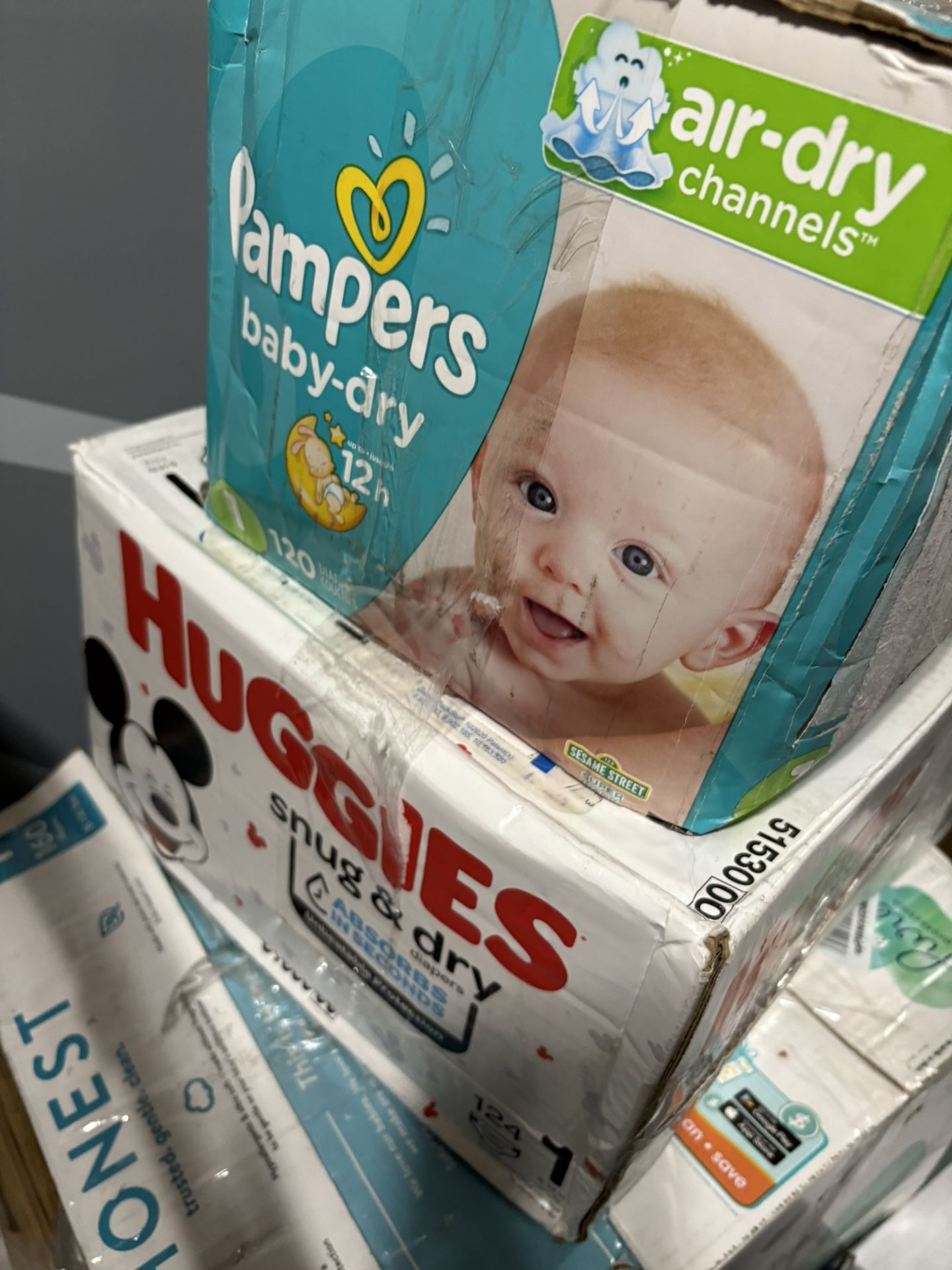 Size 1 Diapers $25 A Box