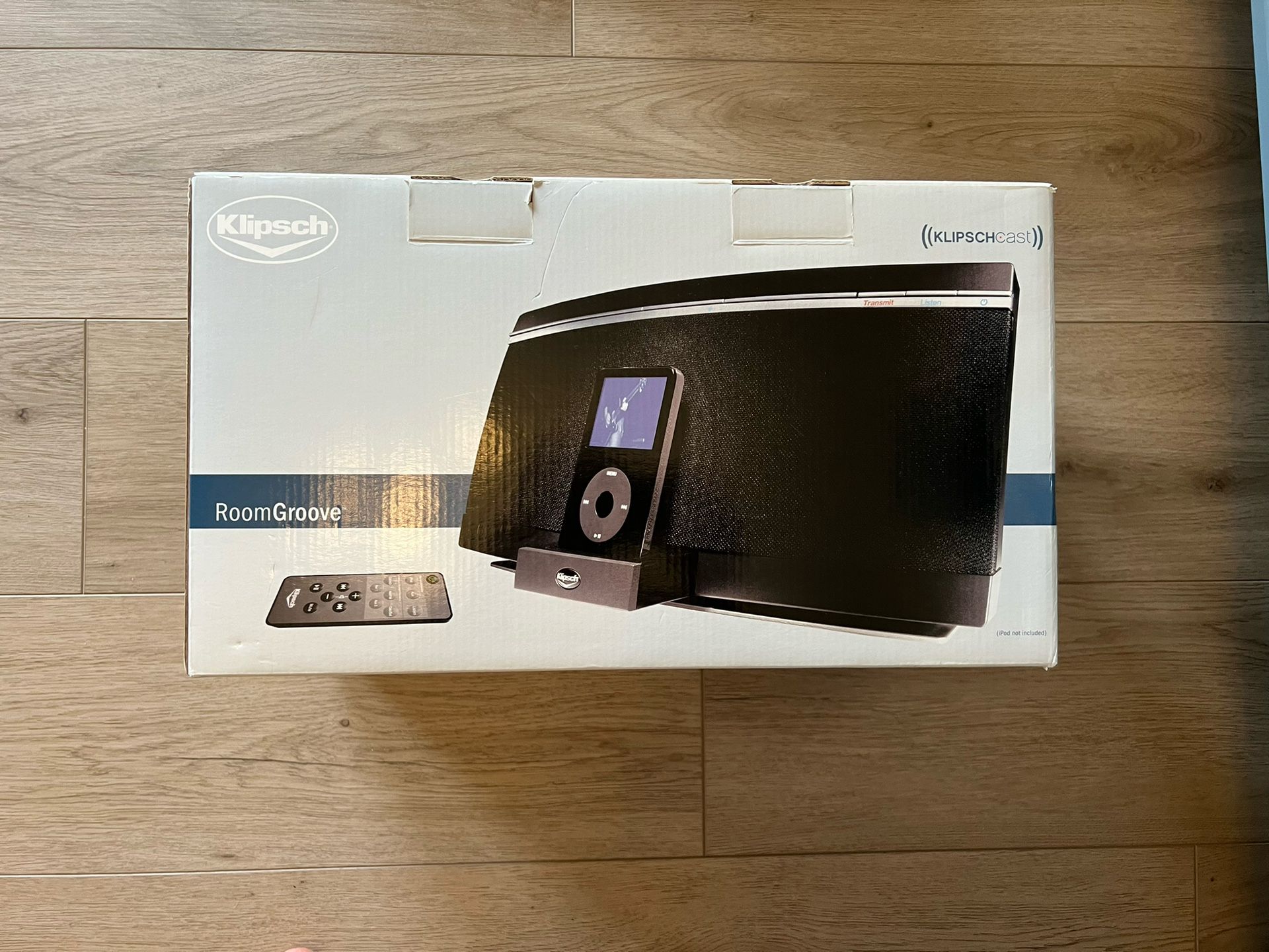 Vintage Klipsch RoomGroove iPod Music Center Open Box Tested