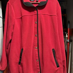 Red Fleece Jacket