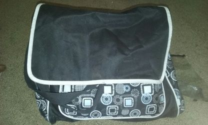 Blue baby boy diaper bag