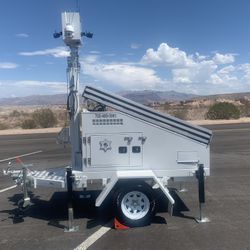 Solar Security Surveillance Trailer 