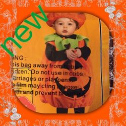 Pumpkin custom size 12-18 months😇