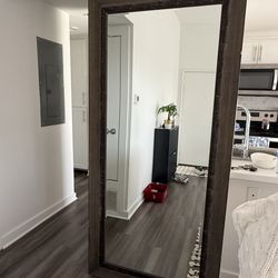 Mirror Full Length Wooden Vintage