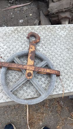Tools  10inch wheel pulley