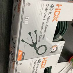 40 FT Extension cord multi directional