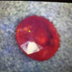 0.59 Carat Red Afghanistan Sapphire 