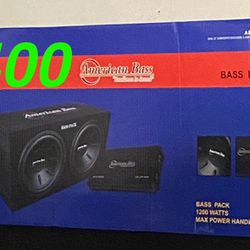 AMERICAN BASS SUBWOOFER PACKAGE 