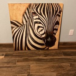 Zebra Canvas Picture