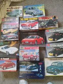 Vintage model car kits
