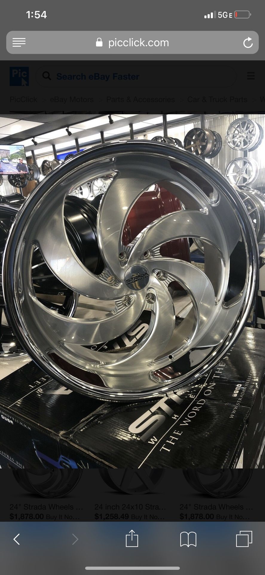 24” Strada Retro 6x139.7 or 6x135