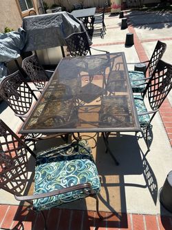 Glass Outdoor Table