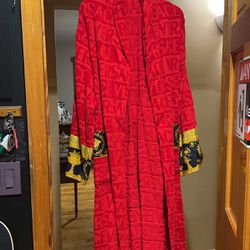 Versace Robe Authentic Never Worn Red/Gold
