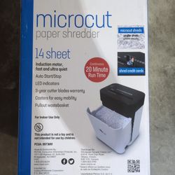 Microcut Paper Shredder