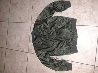 Green Bomber Jacket