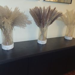 Set Of 3 Vases Can Be Used As Candle Holders Too $20 Each Or $65 For All