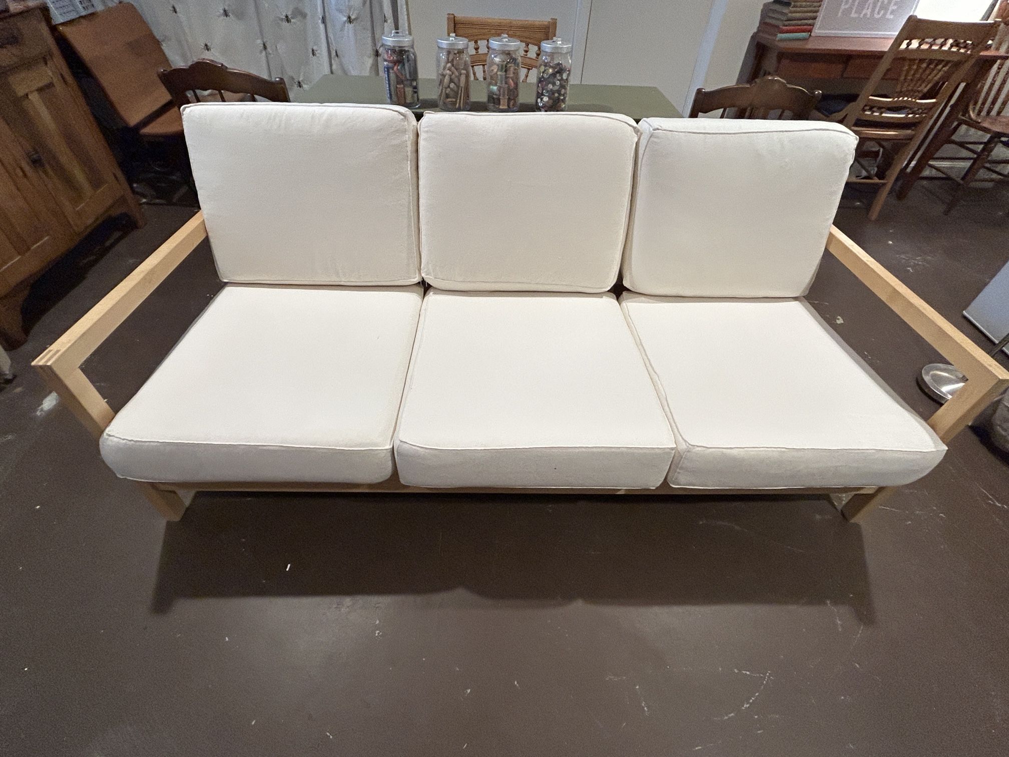 IKEA Birch Frame Sofa And Loveseat 