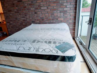 $199 Queen pillow top mattress only brand new free delivery same day