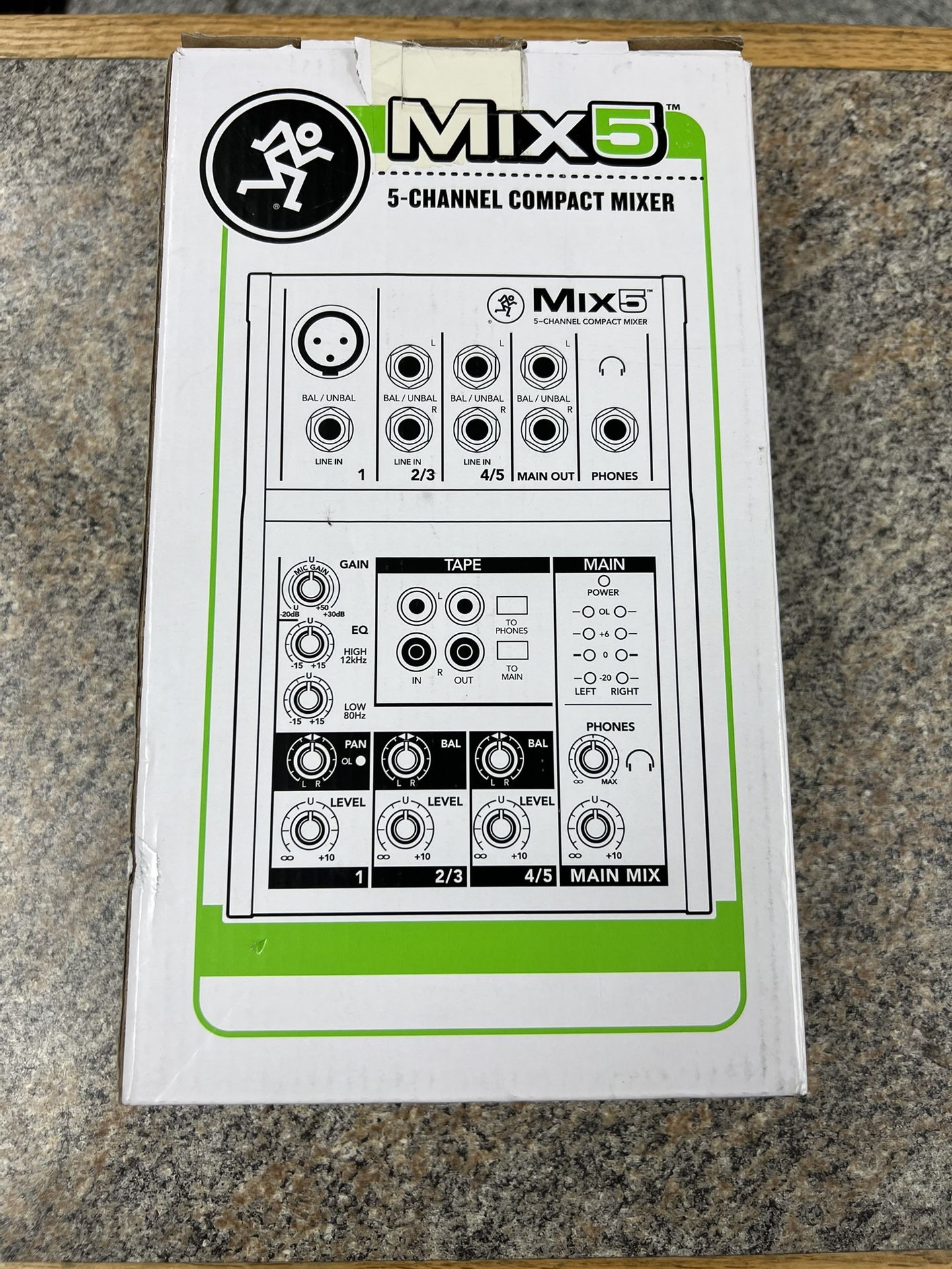 MEZCLADORA COMPACTA MIX5 – 5 CANALES POR SOLO $59!