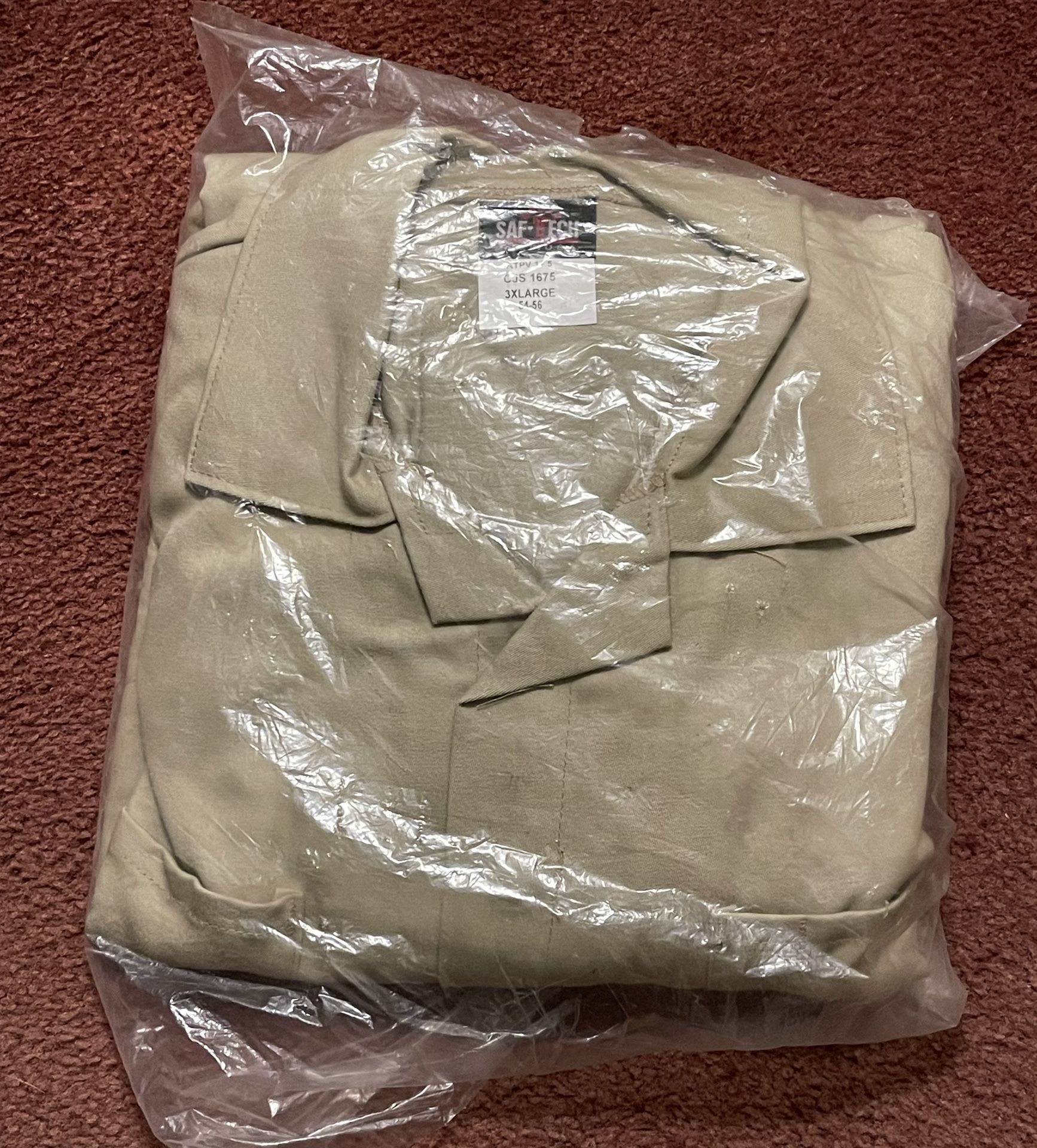 FR Khaki Contractor Coverall!!
