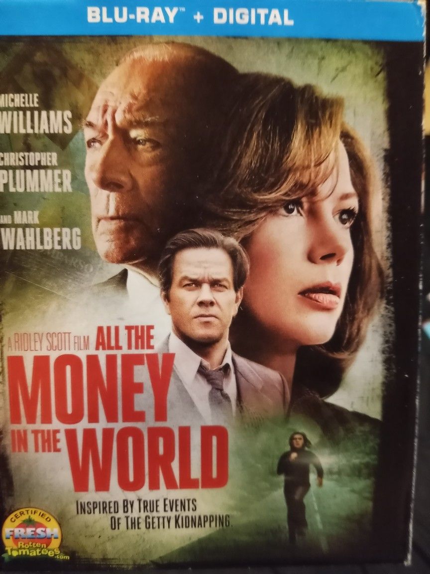 All The Money In The World BLURAY &digital New