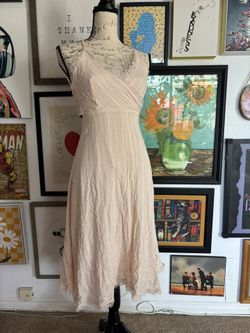 Pink Flowy Sun Dress