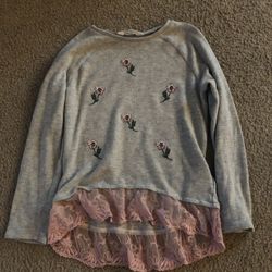 Girls size 8-10 long sleeve shirt