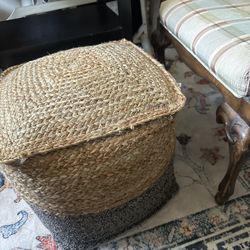 Rattan Ottoman 