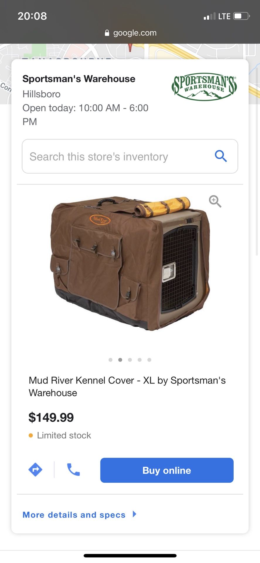 Mud River Kennel Cover XL