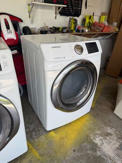 Samsung Front Load Washer and Dryer White