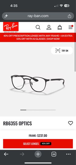 RayBan RB6355 Glasses Frames