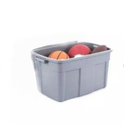 Rubbermaid Sterilite Gray Storage Container Tub Trunk Basket Box Tote NO LID Utility Garage Bedroom 