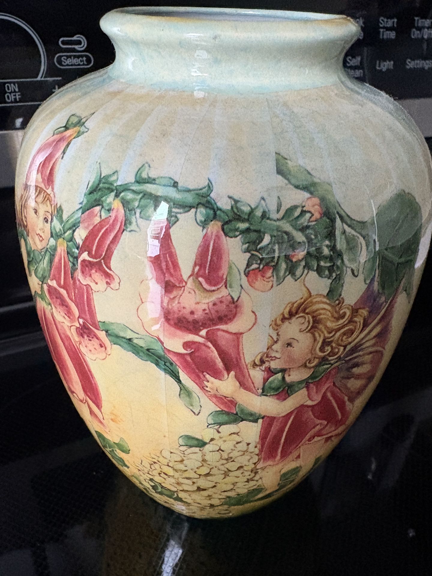 Beautiful Vase With Fairies