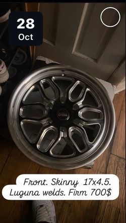 6 lug Chevy Laguna welds 2 front runners/ skinny’s