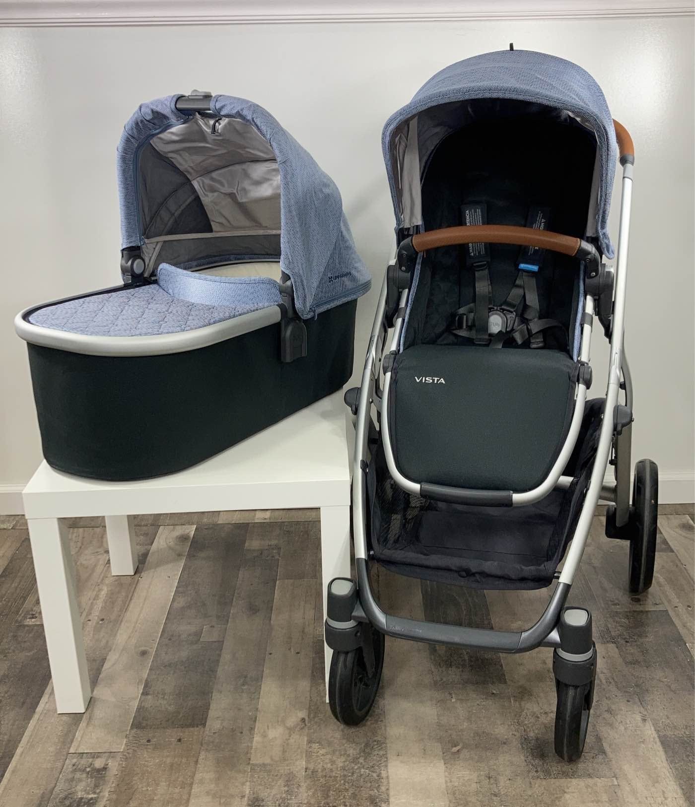 Uppababy Vista Stroller Set Gregory (Blue Melange)
