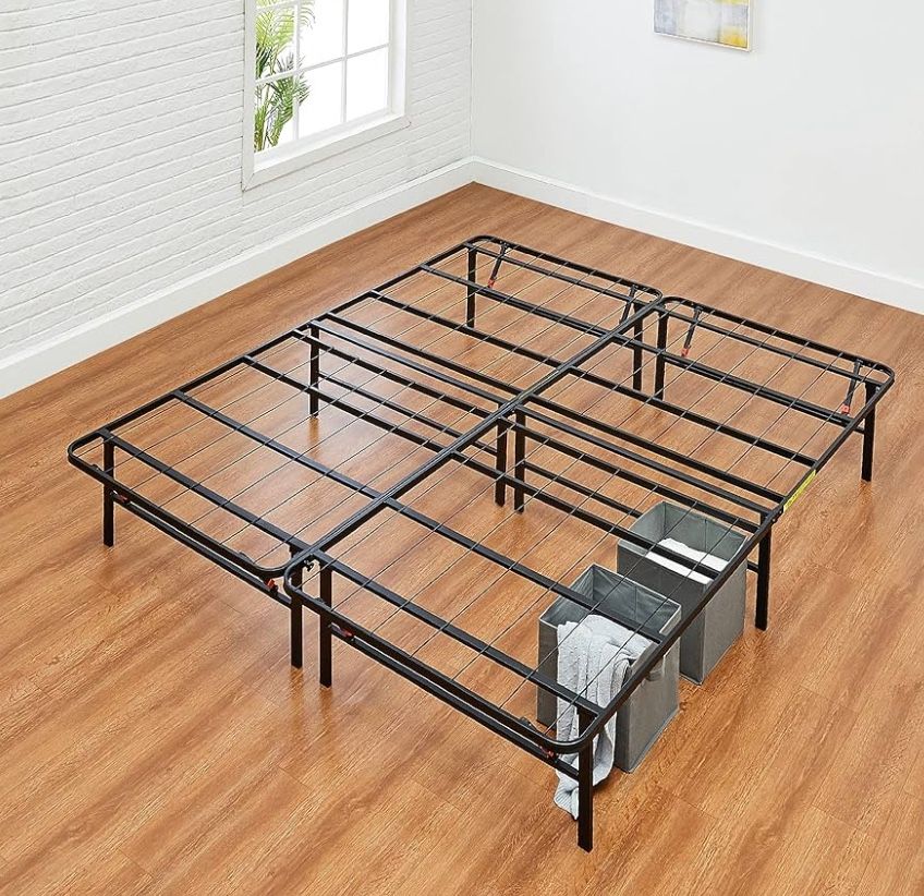 Amazon Basics Queen Bed Frame 14 Inch Foldable