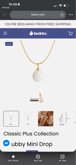 Lackto Breastmilk Necklace